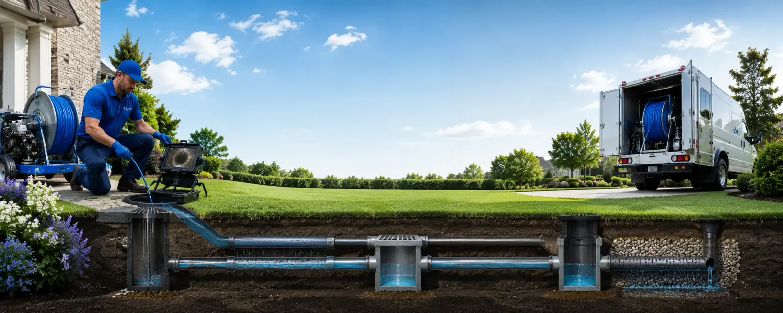 Outdoor drain cleaning information for Crane, IN